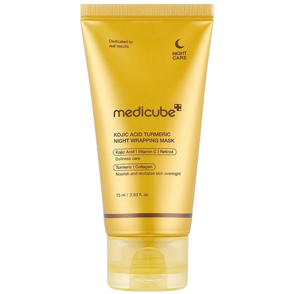 LIQ.-MEDICUBE KOJIC ACID TURMERIC NIGHT WRAPPING MASK 75ML