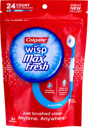 COLGATE WISP MAX FRESH DISOPABLE MINI TOOTHBRUS