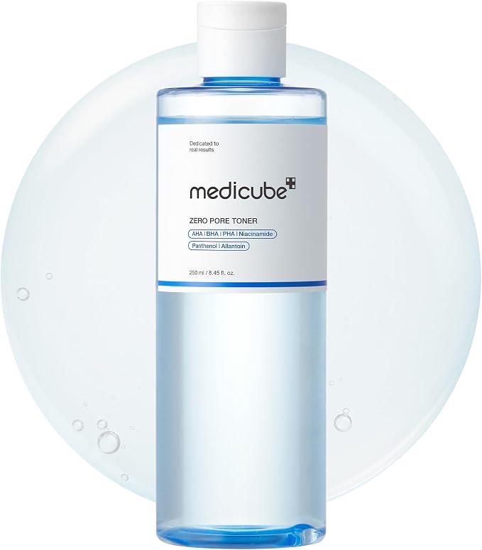 MEDICUBE ZERO PORE TONER AHA BHA PHA NIACINAMIDE 250ML