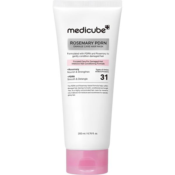 MEDICUBE ROSEMARY PDRN DAMAGE CARE HAIR MASK 200ML