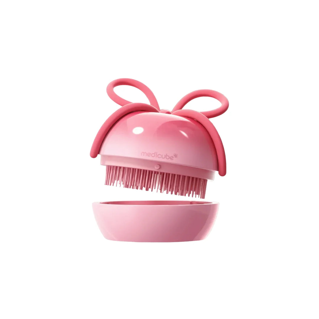 MEDICUBE RIBBON CHERRY GLASS HAIR BRUSH