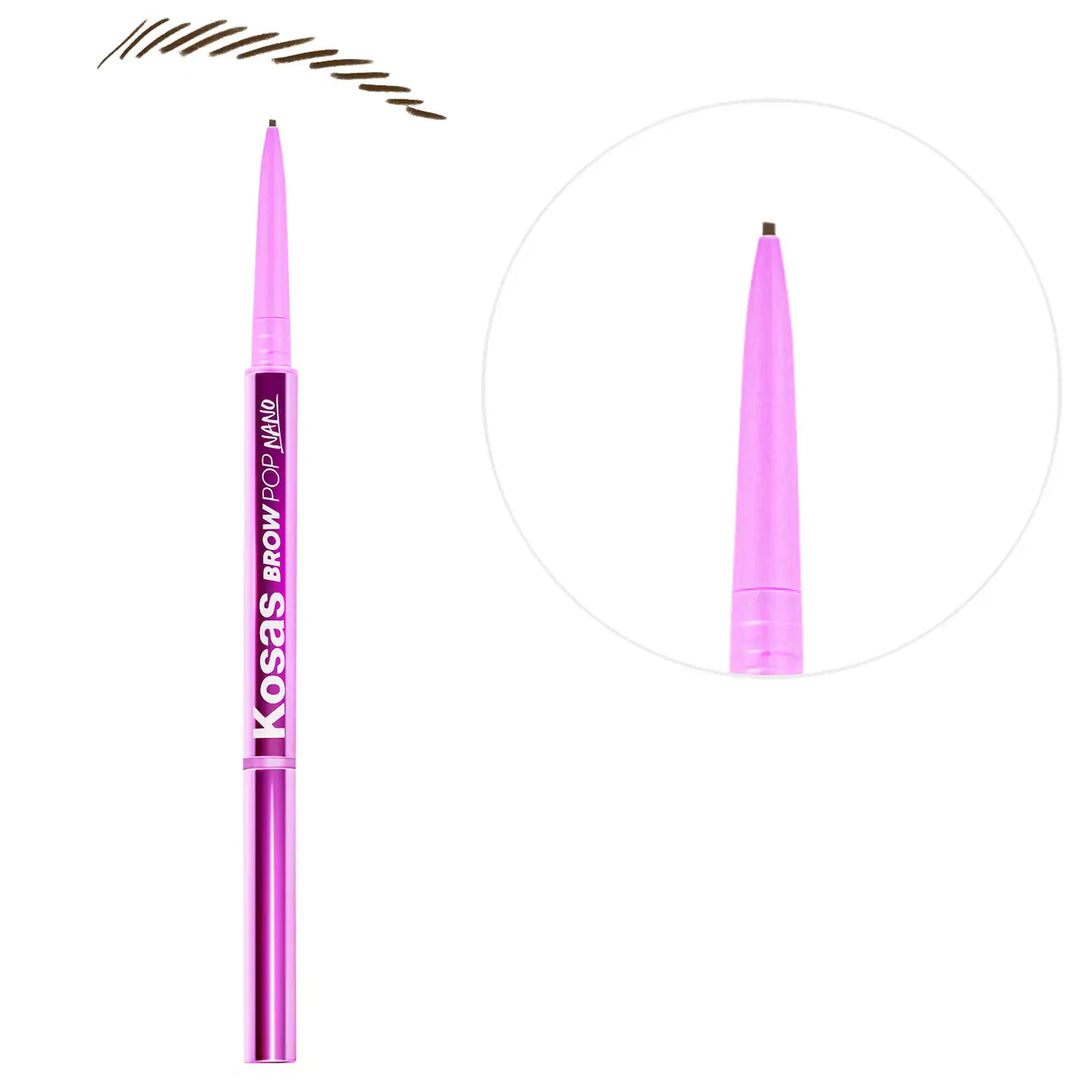 KOSAS BROW POP NANO ULTRA-FINE DETAILING PENCIL MEDIUM BRAWN 0.03G