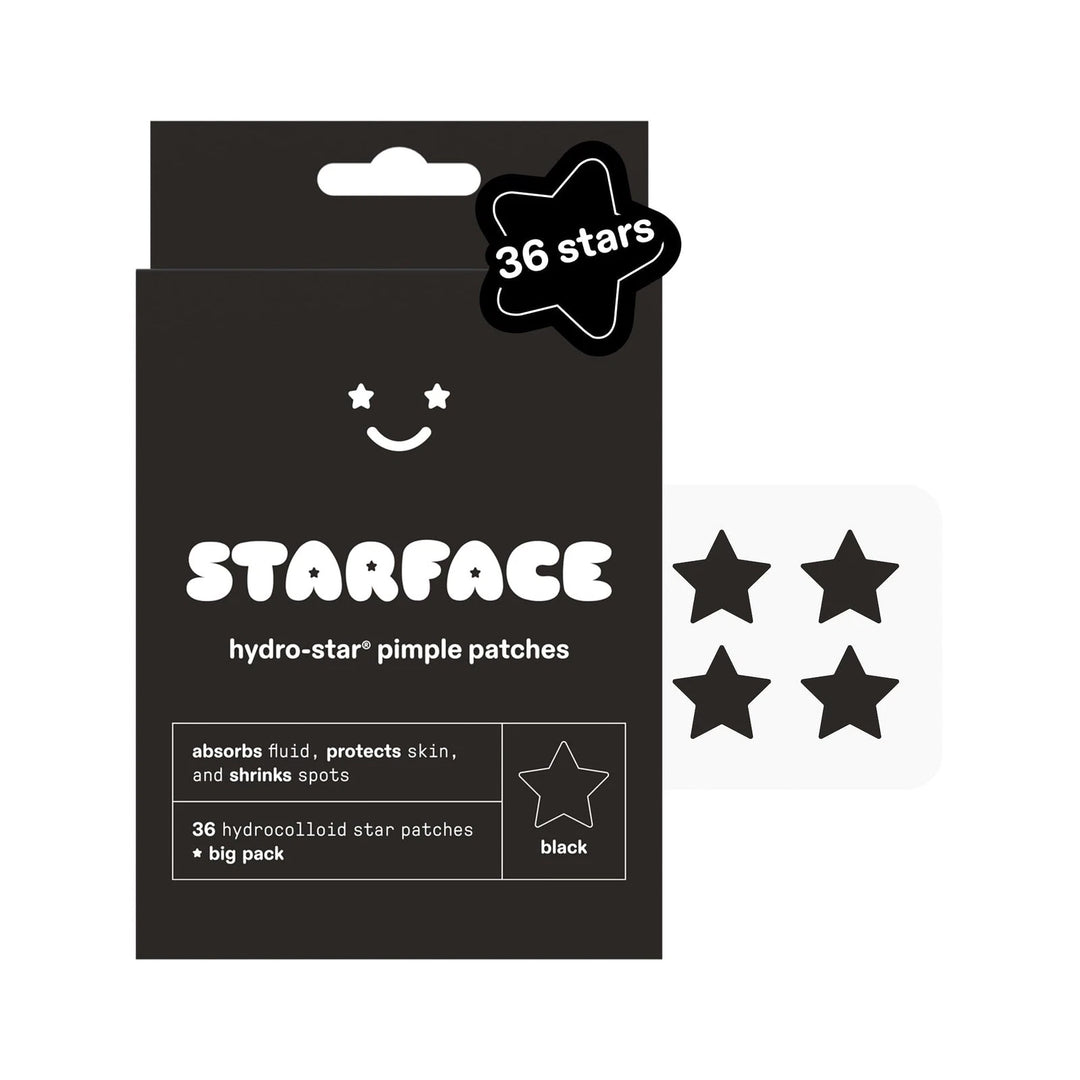 STARFACE HYDRO STAR PIMPLE PATCHES BLACK 36 PATCHES
