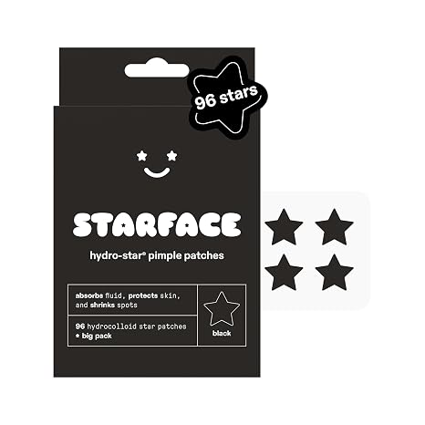 STARFACE HYDRO STAR PIMPLE PATCHES BLACK 96 STAR PATCHES