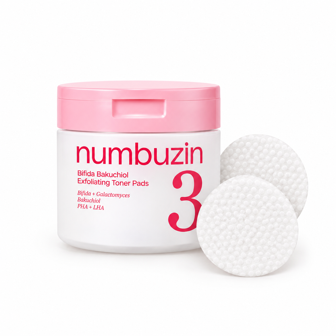 NUMBUZIN BIFIDA BAKUCHIOL EXFOLIATING TONER PADS 190ML