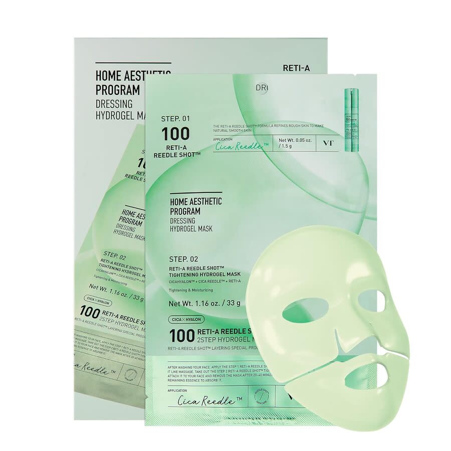 VT COSMETICS RETI-A REEDLE SHOT 100 2STEP HYDROGEL MASK