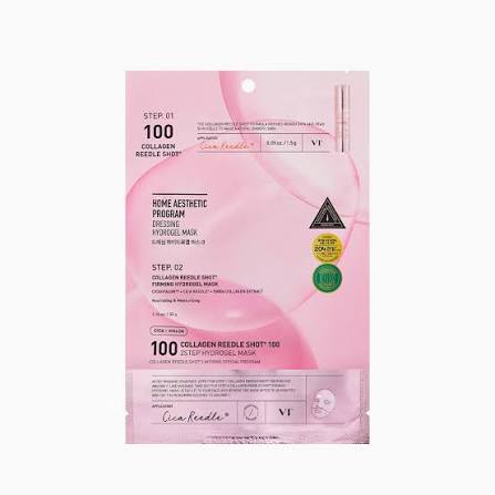 VT COSMETICS COLLAGEN REEDLE SHOT 100 2STEP HYDROGEL MASK