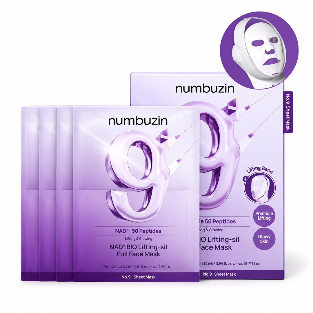 NUMBUZIN 9 NAD+ 5PEPTIDES SHEET MASK