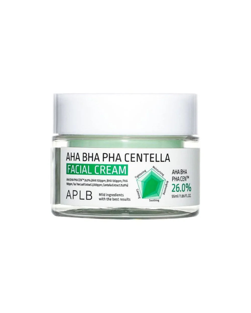 APLB AHA PHA CENTELLA FACIAL CREAM 55ML
