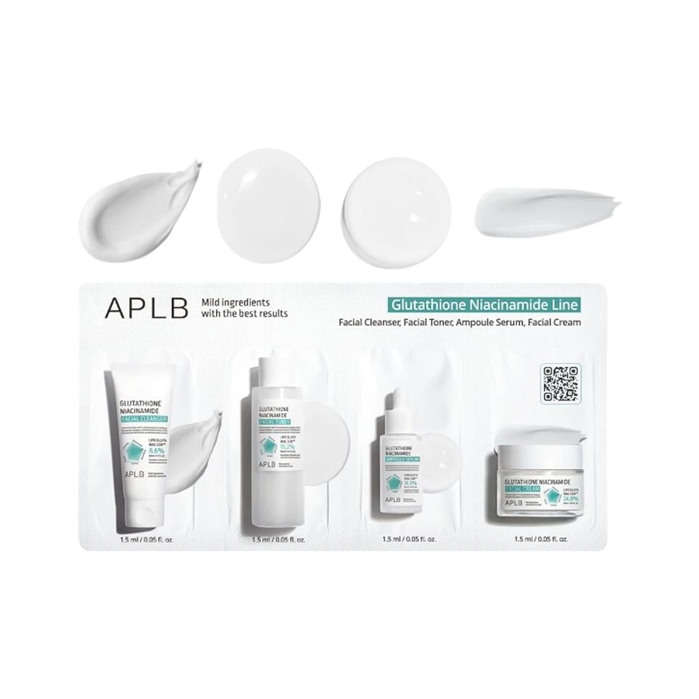 APLB GLUTATHIONE NIACINAMIDE SKIN CARE 4 TYPES