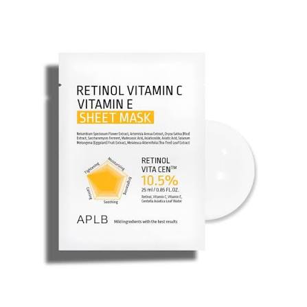 APLB RETINOL VITAMIN C VITAMIN E SHEET MASK 1P-25ML