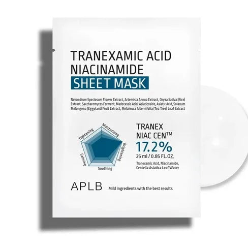 APLB TRANEXAMIC ACID NIACINAMIDE SHEET MASK 1P-25ML