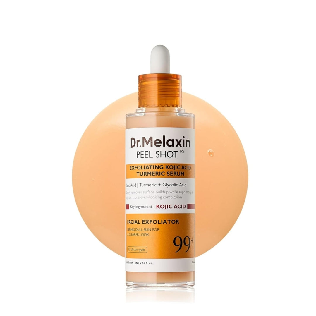 DR. MELAXIN PEEL SHOT EXFOLIATING KOJIC ACID TURMERIC SERUM 80ML