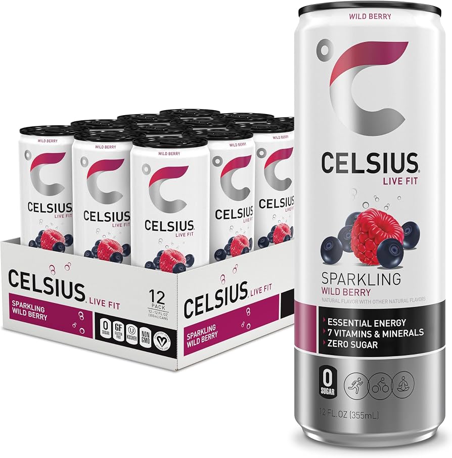 CELSIUS LIVE FIT SPARKLING WILD BERRY 355ML