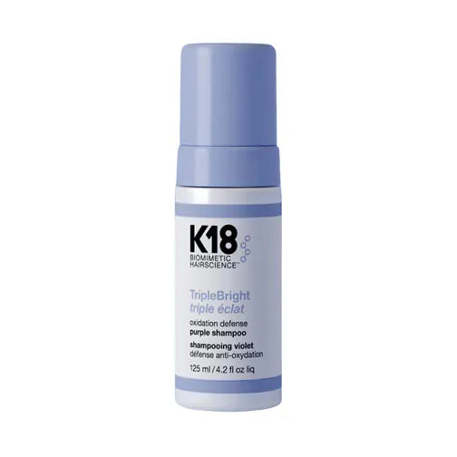 K18 TRIPLE BRIGHT OXIDATION DEFENSE PURPLE SHAMPOO 125ML