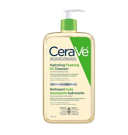 CERAVE HYDRATING FOAMING OIL CLEANSER RESIDUE FREE 562ML