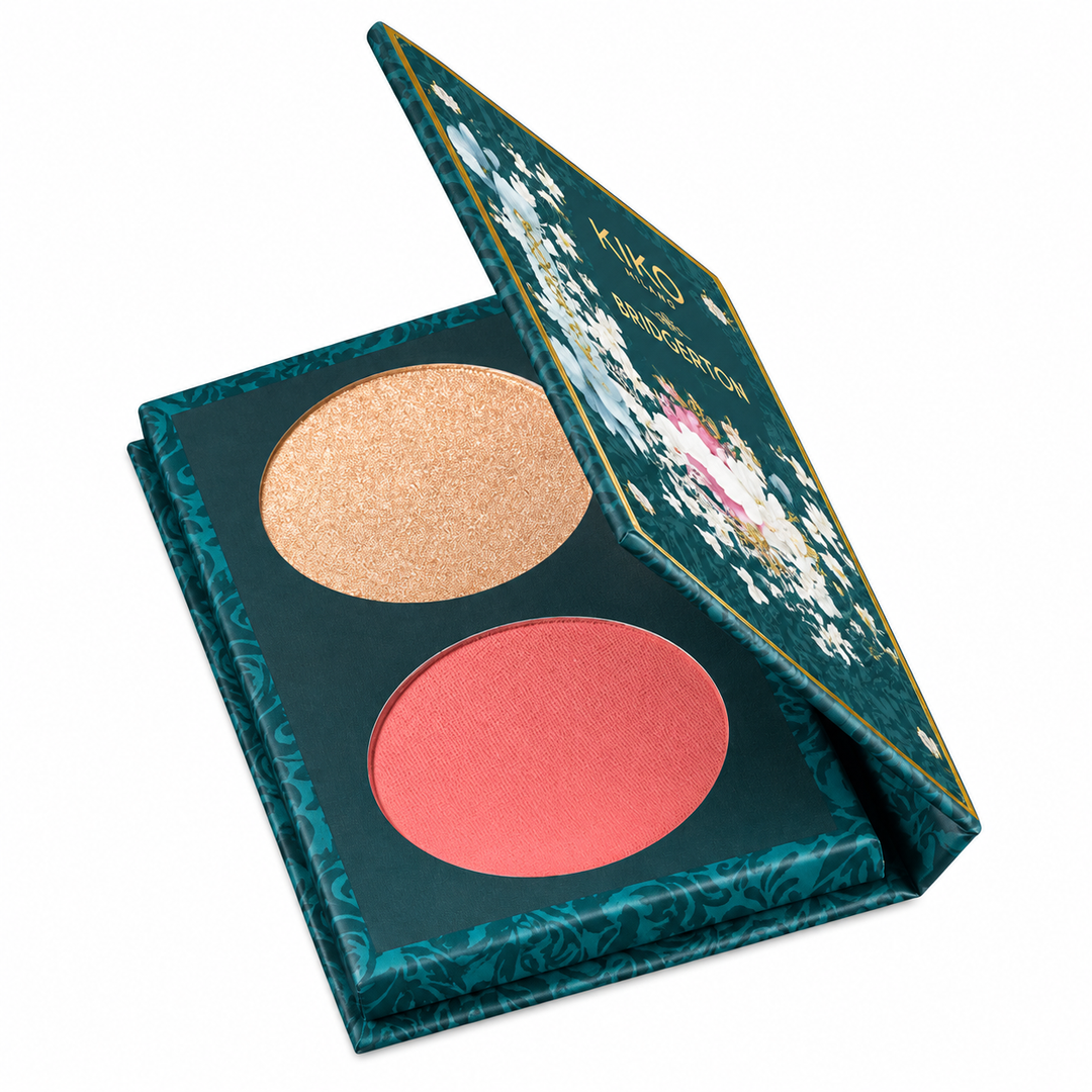 KIKO MILANO BRDGERTON BOUQUET BLUSH AND HIGHLIGHTER DUO