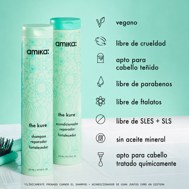 AMIKA THE KURE STRENGTH REPAIR SHAMPOO 275ML