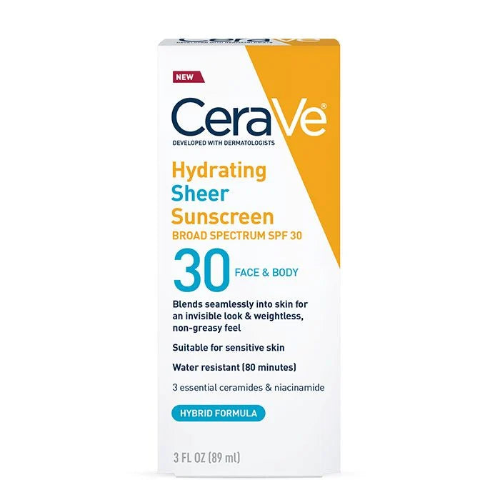 CERAVE HYDRATING MINERAL SUNSCREEN BROAD SPECTRUM SPF 30