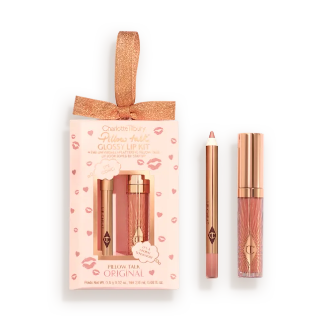 CHARLOTTE TILBURY PILLOW TALK GLOSSY LIP KIT ORIGINAL