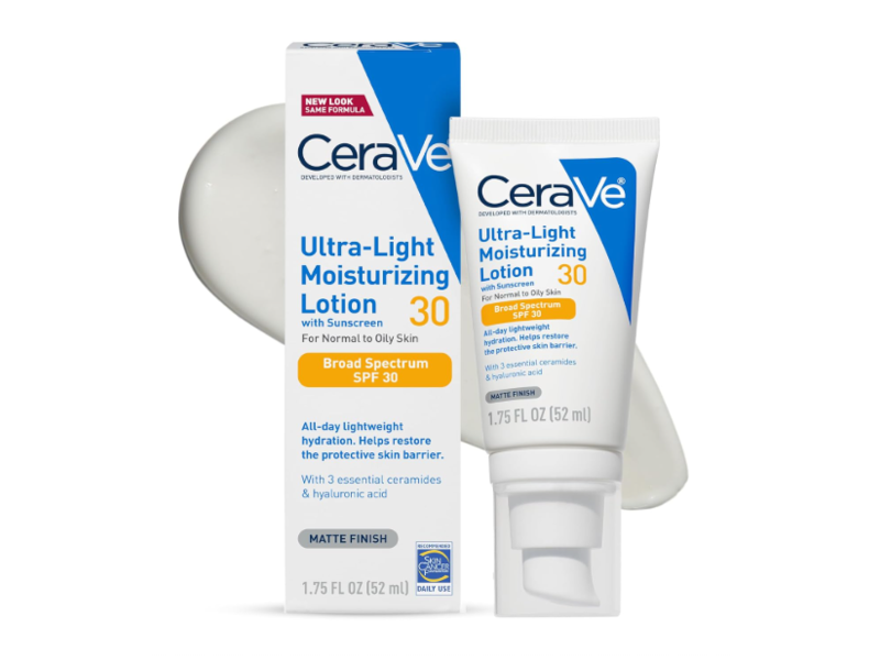 CERAVE ULTRA LIGHT MOISTURIZING LOTION WITH SUNSCREEN 30 52ML