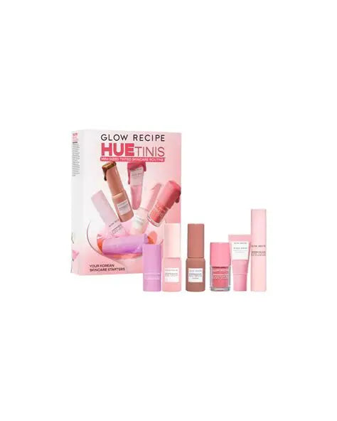 GLOW RECIPE HUETINIS MINI SIZED TINTED SKINCARE ROUTINE